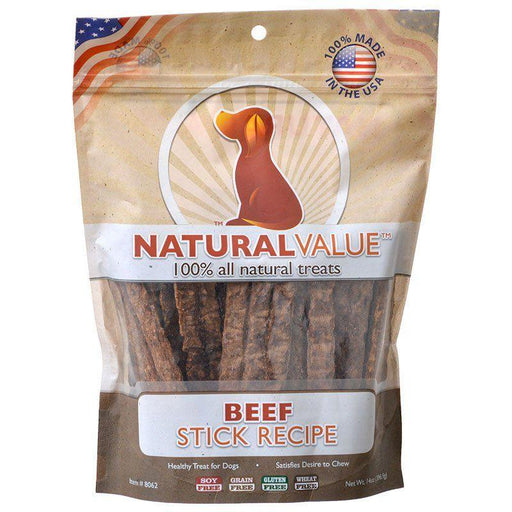 Loving Pets Natural Value Beef Sticks - 842982080621