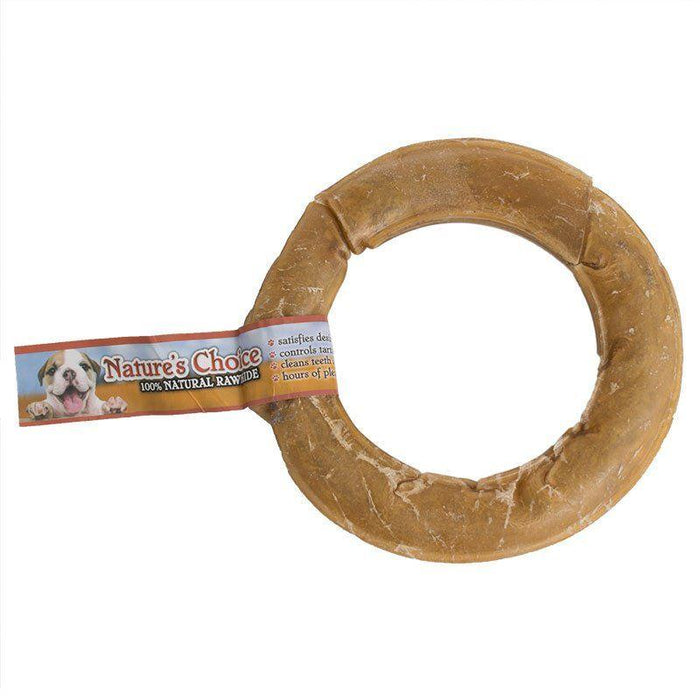 Loving Pets Nature's Choice Pressed Rawhide Donut - 842982047204