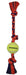 Mammoth Flossy Chews Color 3-Knot Tug with Tennis Ball 20" Medium - 746772510124