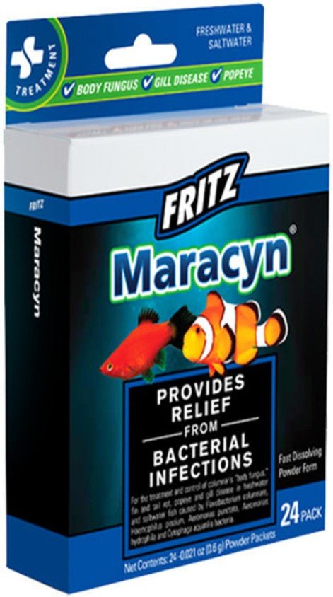 Mardel Maracyn Antibacterial Aquarium Medication - Powder - 080531460405