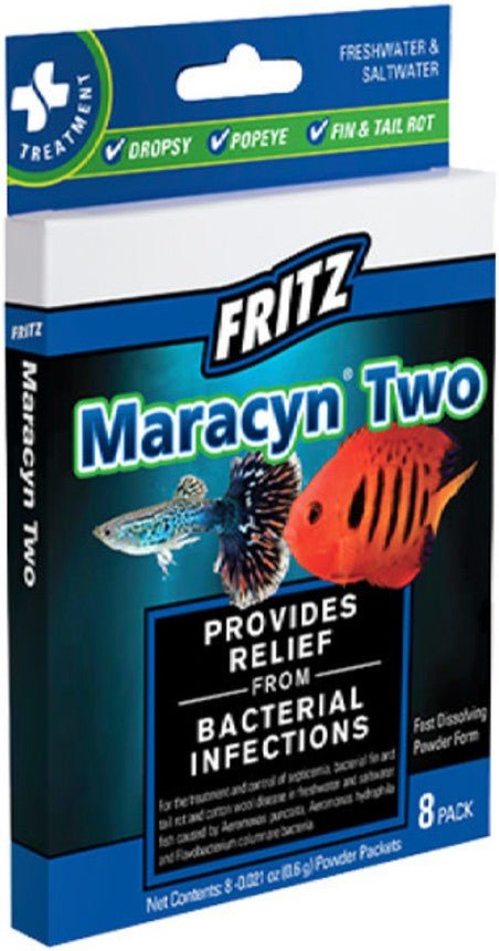 Mardel Maracyn Two Antibacterial Aquarium Medication - Powder - 080531470404