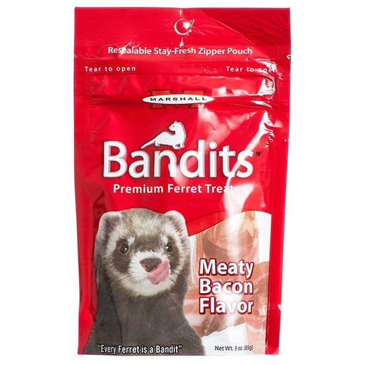 Marshall Bandits Premium Ferret Treats - Bacon Flavor - 766501003826