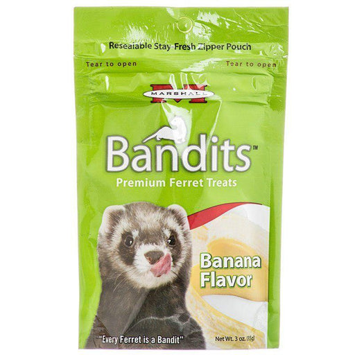 Marshall Bandits Premium Ferret Treats - Banana Flavor - 766501003857