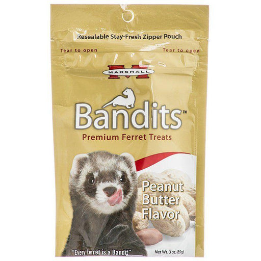 Marshall Bandits Premium Ferret Treats - Peanut Butter Flavor - 766501003864