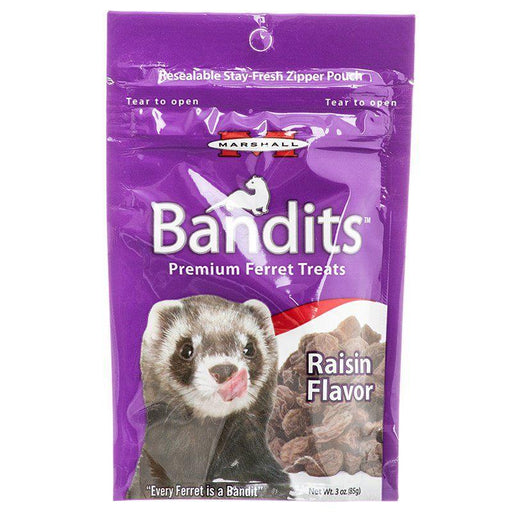Marshall Bandits Premium Ferret Treats - Rasin Flavor - 766501003833