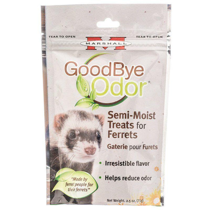Marshall Goodbye Odor Semi-Moist Treats for Ferrets - 766501003802