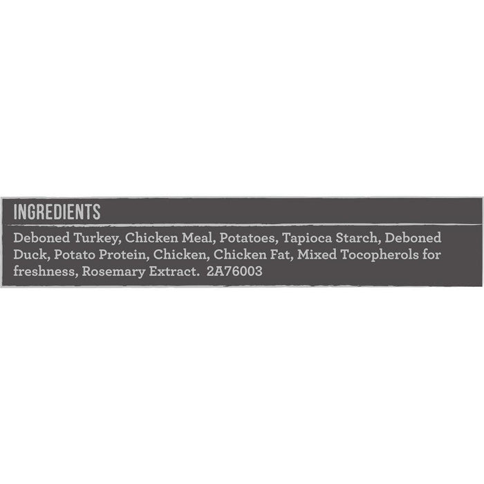 Merrick Backcountry Grain Free Turkey & Duck Recipe Freeze Dried Raw Coated Biscuit Dog Treats - 022808760030