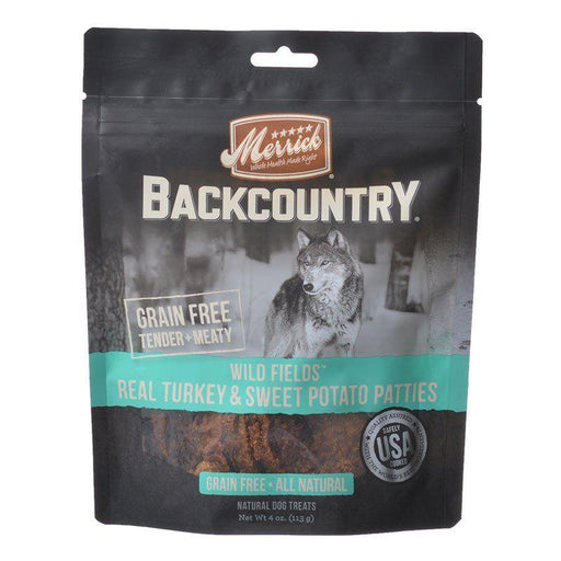 Merrick Backcountry Wild Prairie Real Turkey & Sweet Potato Patties - 022808786092