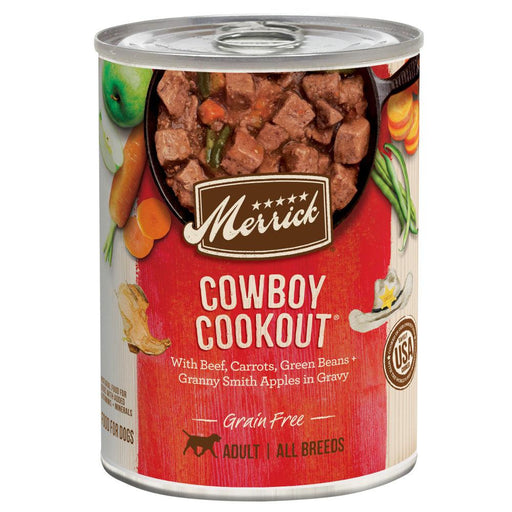 Merrick Grain Free Cowboy Cookout Canned Dog Food - 022808101994