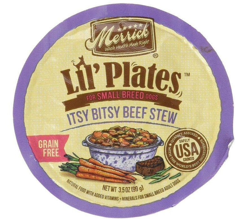 Merrick Lil Plates Grain Free Itsy Bitsy Beef Stew - 022808260219