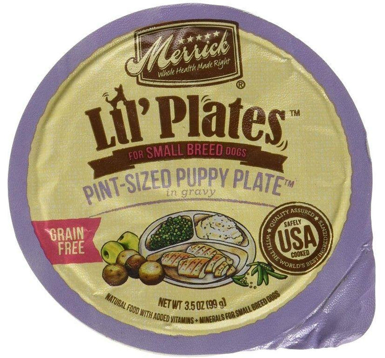 Merrick Lil Plates Grain Free Pint-Sized Puppy Plate - 022808260271
