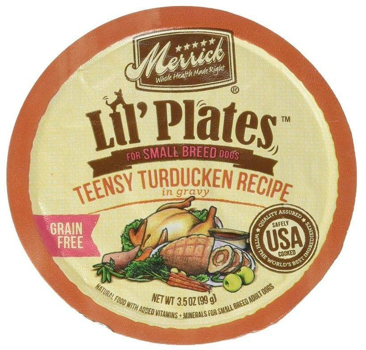 Merrick Lil Plates Grain Free Teensy Turdecken Recipe - 022808260257