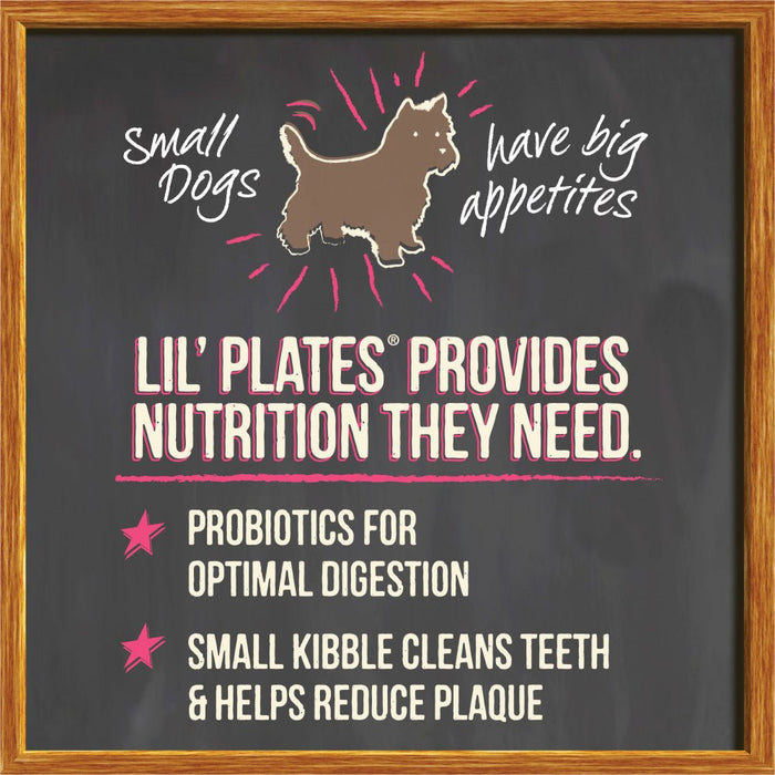 Merrick Lil Plates Small Breed Dog Food Grain Free Real Texas Beef & Sweet Potato Recipe Small Dog Food - 022808260066