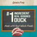 Merrick Purrfect Bistro Grain Free Wet Cat Food Duck Recipe Pate - 022808382621