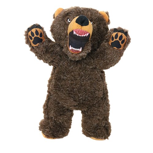 Mighty Angry Animals Bear Dog Toy - Front