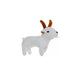 Mighty Junior Farm Goat Dog Toy - 180181905094