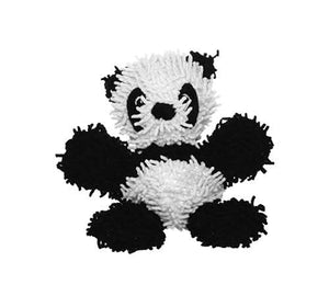 Mighty Junior Microfiber Ball Panda Dog Toy - 180181909948