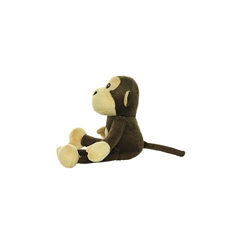 Mighty Junior Safari Monkey Brown Dog Toy - 180181909979