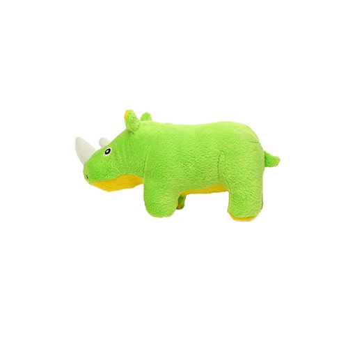 Mighty Junior Safari Rhinoceros Green Dog Toy - 180181909993
