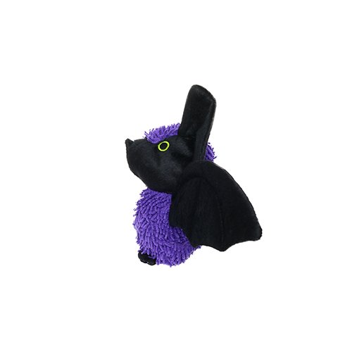 Mighty Microfiber Ball Med Bat Purple Dog Toy - 180181028144