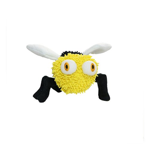 Mighty Microfiber Ball Med Bee Dog Toy - 180181021763