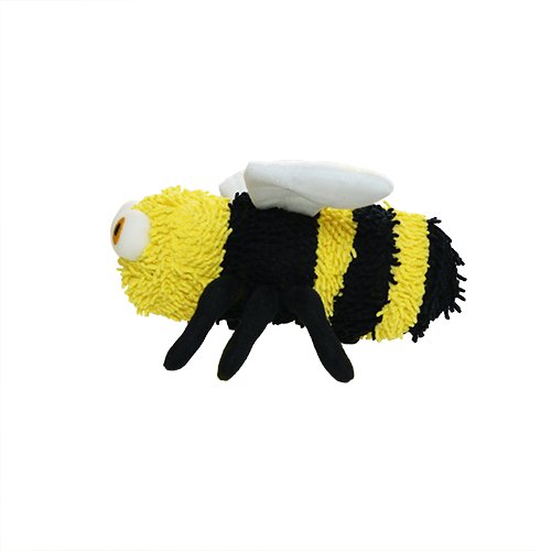 Mighty Microfiber Ball Med Bee Dog Toy - 180181021763
