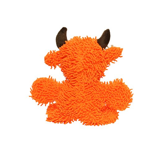Mighty Microfiber Ball Med Bull Orange Dog Toy - 180181021510