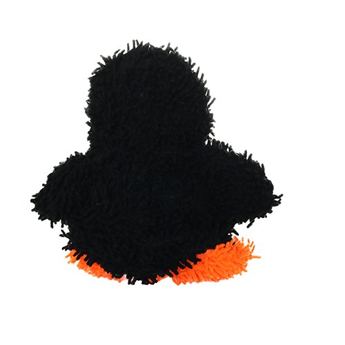 Mighty Microfiber Ball Med Penguin Black Dog Toy - 180181028151