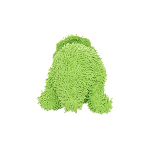Mighty Microfiber Ball Med Triceratops Green Dog Toy - 180181024221