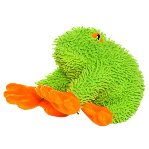 Mighty Microfiber Frog Dog Toy — AnimalWiz.com