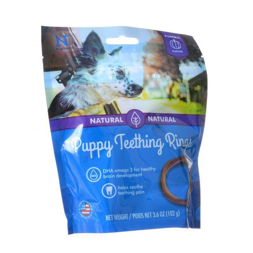 N-Bone Puppy Teething Ring - Pumpkin Flavor - 657546113024