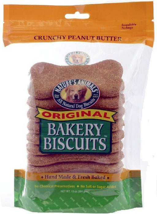Natures Animals Original Bakery Buscuits Crunchy Peanut Butter - 758632006067