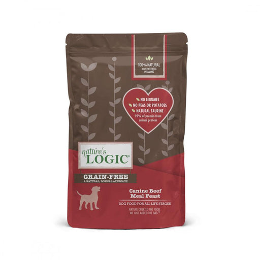 Nature's Logic Grain Free Canine Beef Meal Feast Dry Dog Food - 856243006954