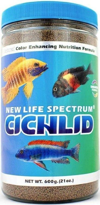 New Life Spectrum Cichlid Food Regular Sinking Pellets - 817987021269