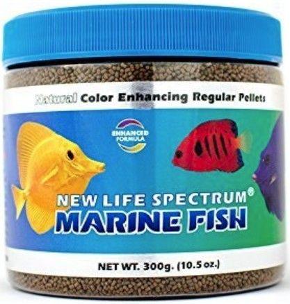 New Life Spectrum Marine Fish Food Regular Sinking Pellets - 817987021153