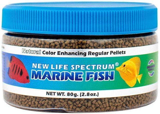 New Life Spectrum Marine Fish Food Regular Sinking Pellets - 817987021122