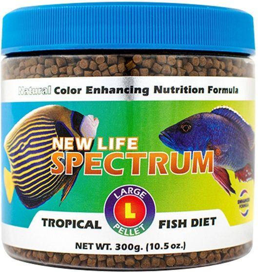 New Life Spectrum Tropical Fish Food Large Sinking Pellets - 817987020453
