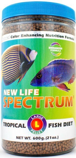 New Life Spectrum Tropical Fish Food Large Sinking Pellets - 817987020460