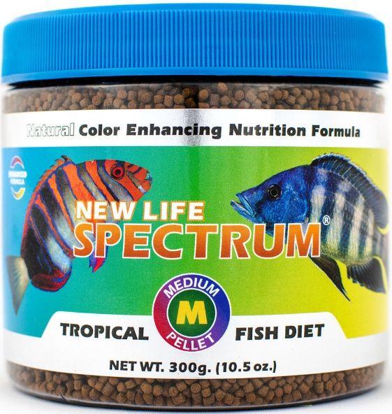 New Life Spectrum Tropical Fish Food Medium Sinking Pellets - 817987020354