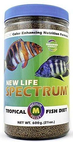 New Life Spectrum Tropical Fish Food Medium Sinking Pellets - 817987020361