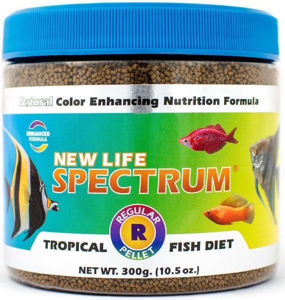 New Life Spectrum Tropical Fish Food Regular Sinking Pellets - 817987020255