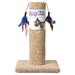 North American Pet Products Classy Kitty Cat Scratching Post with Feathers - 034202490024