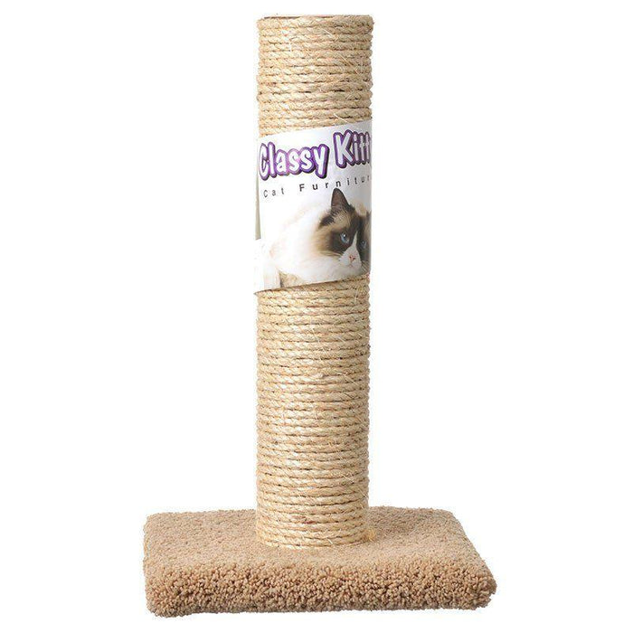 North American Pet Products Classy Kitty Cat Sisal Scratching Post - 034202490055
