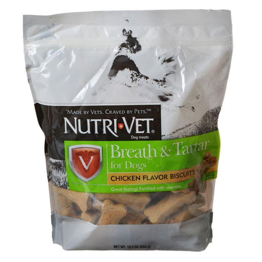 Nutri-Vet Breath & Tartar Biscuits - 669125019252