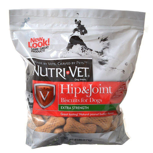 Nutri-Vet Hip & Joint Biscuits for Dogs - Extra Strength - 669125136621
