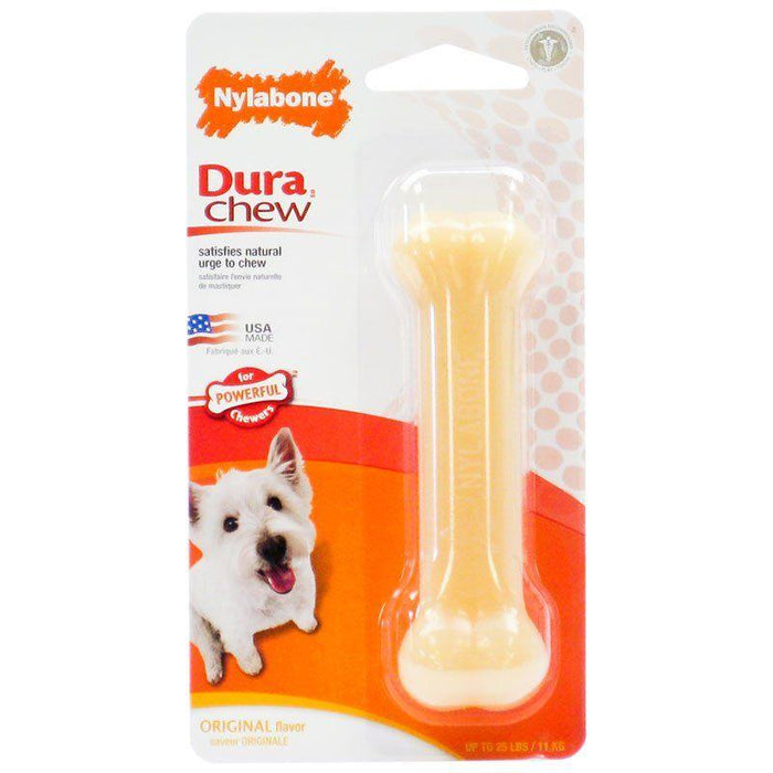Nylabone Dura Chew Dog Bone - Original Flavor - 018214001027
