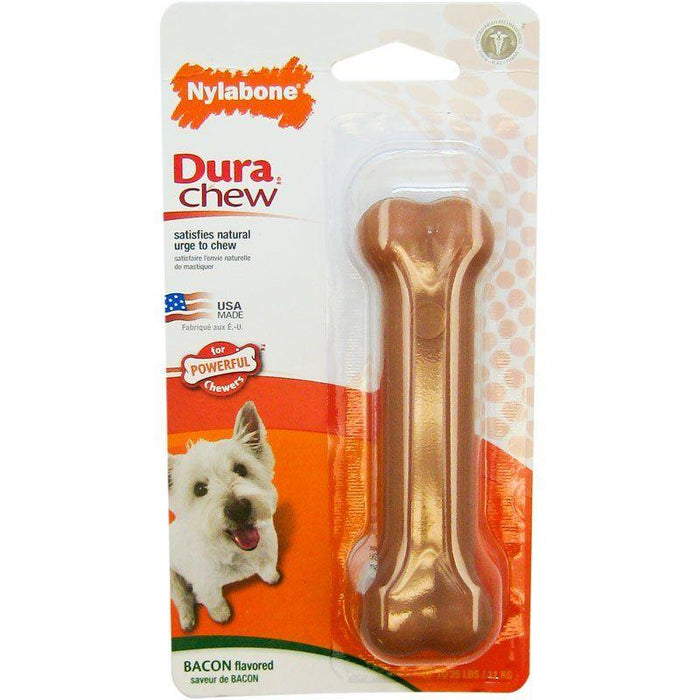 Nylabone Dura Chew Durable Dog Bone - Bacon Flavor - 018214816225