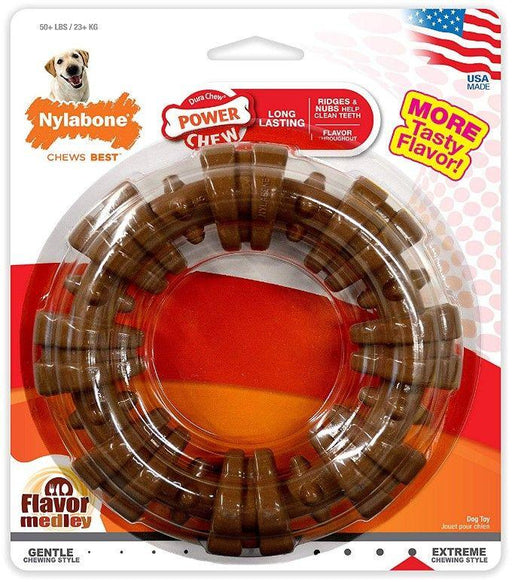 Nylabone Dura Chew Textured Ring - Flavor Medley - 018214823384