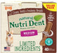 Nylabone Natural Nutri Dent Filet Mignon Dental Chews - Limited Ingredients - 018214842842