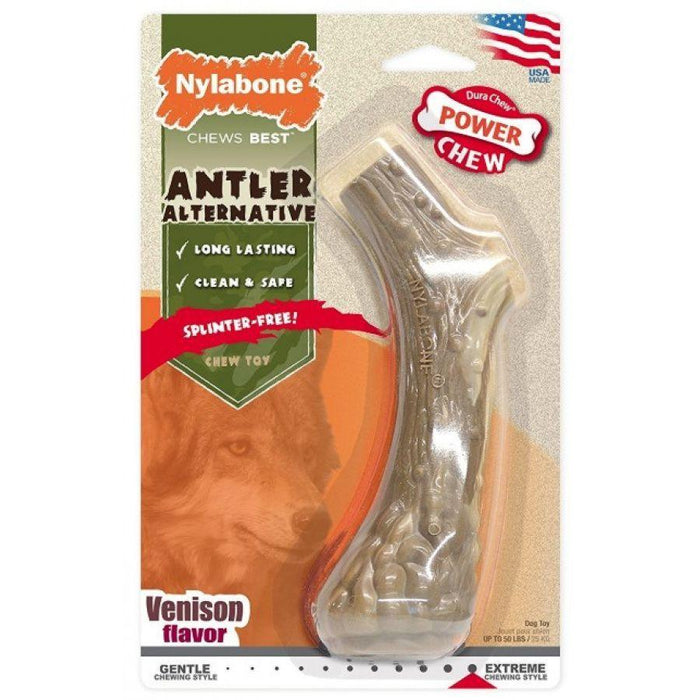 Nylabone Power Chew Antler Alternative Venison Flavor - 018214833666